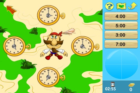 Math & Pirates. Read Clocks screenshot 2