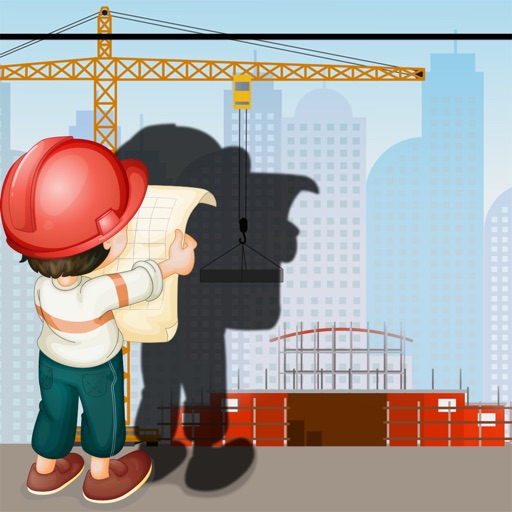 A Construction Site Shadow Game: Learn and Play for Children icon