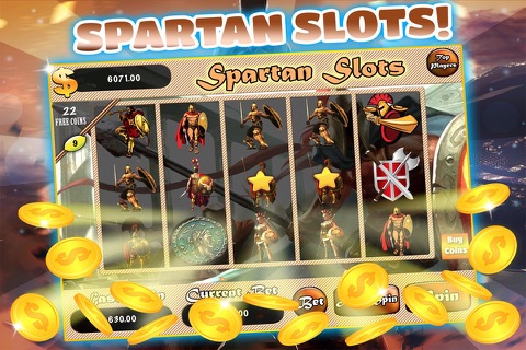 Spartan Slots - A Roman Casino Rich Adventure Free screenshot 4