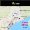 Maine Offline Map with Traffic Cameras