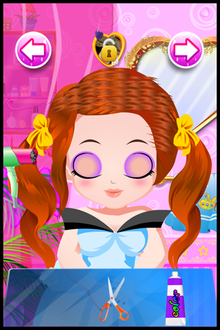 A Princess Hair & Nail Salon - little fashion spa & wedding makeover games for kids screenshot 4