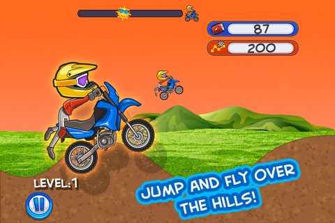Moto X Mountain- Free Motocross Physics Game screenshot 3