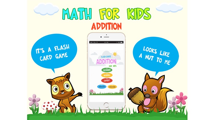 Addition for Kids: Animal Flash Cards