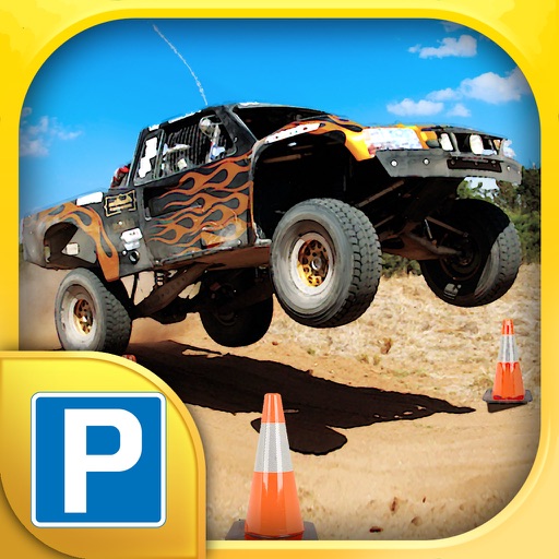 3D Off-Road Truck Parking Extreme - Dirt Racing Stunt Simulator FREE