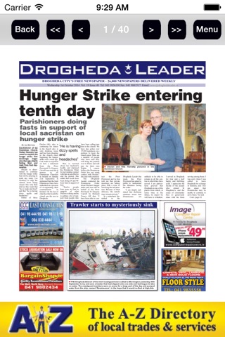 Drogheda Leader News screenshot 2
