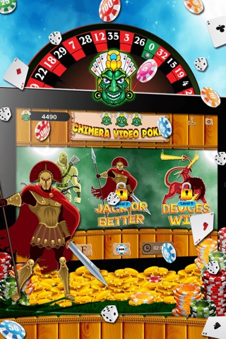 Chimera Video Poker Pro: Big fun with classic adventure casino poker game screenshot 3