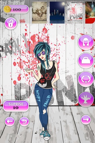 Funky Girl Dress Up Mania Pro - celebrity fashion dressing game screenshot 2