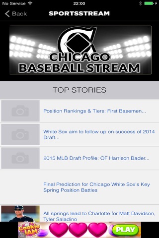 CHICAGO BASEBALL STREAM CWS screenshot 4