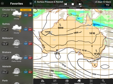 AUS Weather for iPad HD screenshot 4