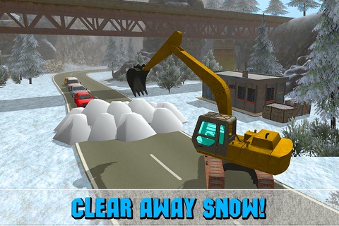 Snow Excavator Simulator 3D Full screenshot 3