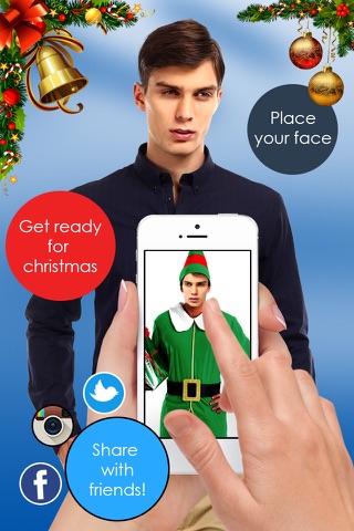 Elf Your Face Photo Booth: Make Yourself Elf & Santa For this Christmas screenshot 3