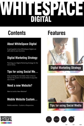Whitespace Magazine - digital marketing guide to help your business online. screenshot 2