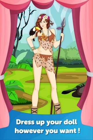 Jungle Girl Dress Up-Fun Doll Makeover Game screenshot 3