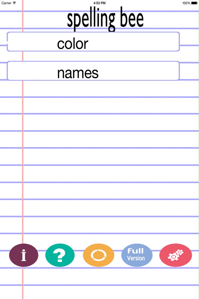 bee bee spelling bee lite screenshot 2