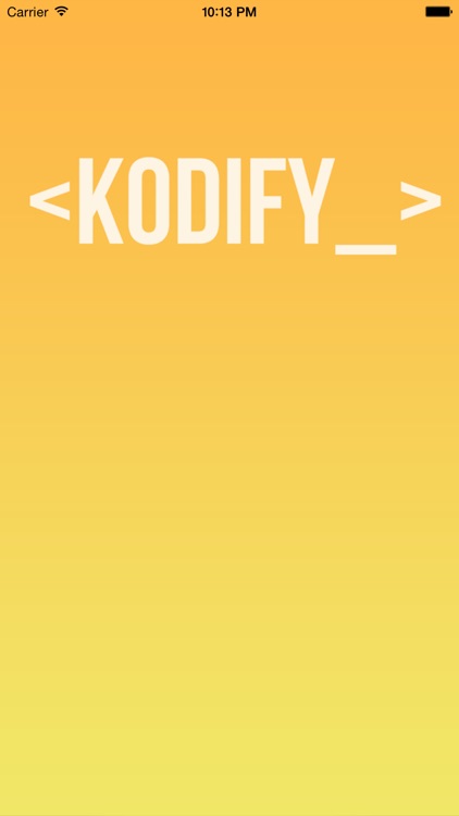 Kodify: A swift and easy way to learn the new programming language on the go