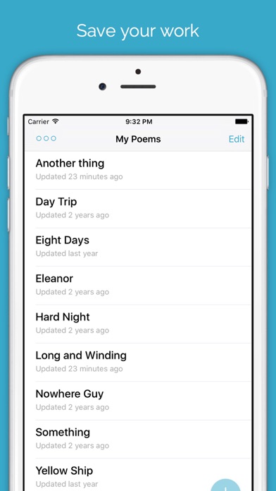 How to cancel & delete Poetreat - Write quick and simple bites of poetry from iphone & ipad 3