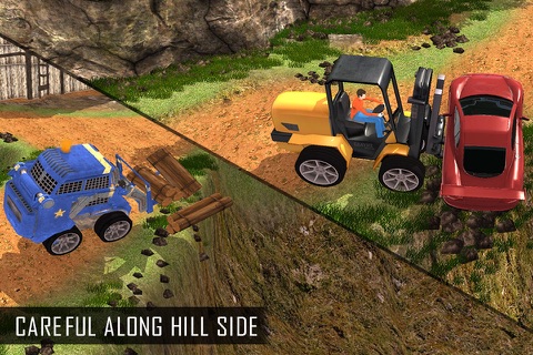 Off Road Forklift Tour Rescue - Extreme Forklifting Madness & Hill Driving screenshot 4