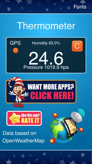 Thermometer Free - Temperature, pressure, humidity measure. (圖1)-速報App