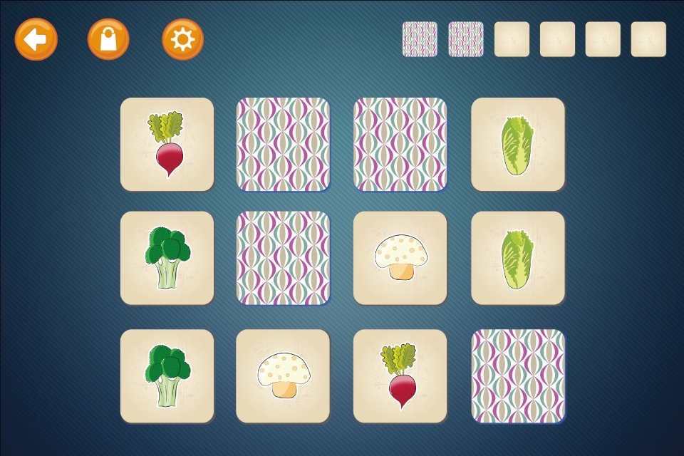 Little Genius Matching Game - Vegetables - Educational and Fun Game for Kids screenshot 3