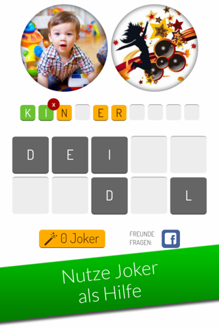 2 Bilder Wortspiele (leicht) - Kostenlos & lustig: Die bekannte Rätsel und Puzzle Quiz Spiele App von SpielAffe screenshot 4