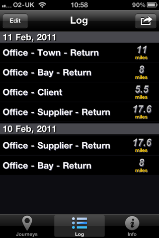 Seriously Simple Mileage Tracker screenshot 4