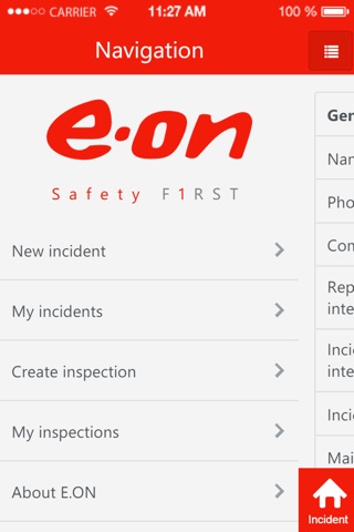 E.ON HSE screenshot 2