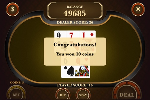 Royal BlackJack - Feel like a Real Casino Play..!! screenshot 3