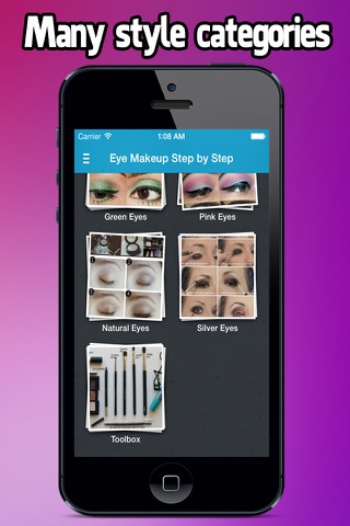 Eye Makeup Step By Step 2015 screenshot 4