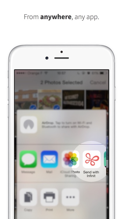 File Transfer by Infinit - File sharing of unlimited size with your friends and between your devices screenshot-3