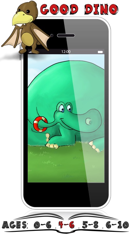 Dino | Beach | Ages 4-6 | Kids Stories By Appslack -  Interactive Childrens Reading Books screenshot-0
