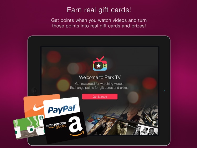 Perk TV - Get Gift Card Rewards by Watching Videos
