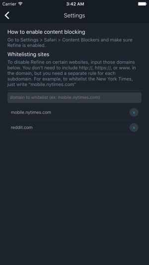 Refine - Customizable Ad Blocker for Safari(圖3)-速報App