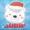 Get into the Christmas Spirit with this addictive jumping game