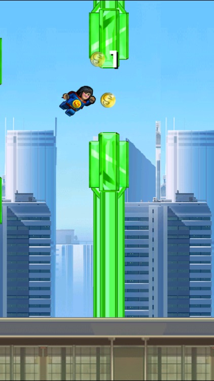 Super Flappy League of Heroes- Justice Over Kryptonite Game!- Full Version screenshot-4