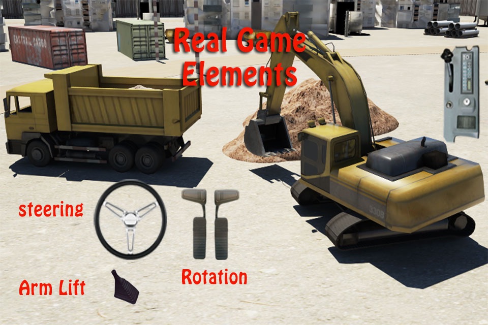 Excavator Simulator 3D - Drive Heavy Construction Crane A real parking simulation game screenshot 4