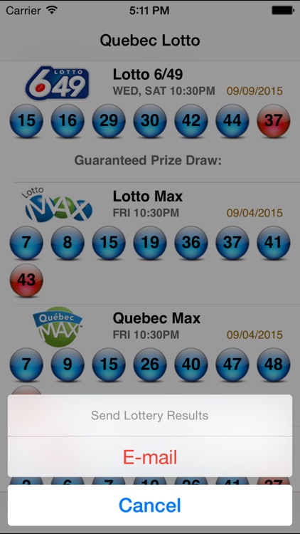 Quebec Lotto - Lotto Angel screenshot-4