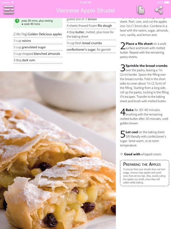 Dessert & Cake Recipes for iPad screenshot-4