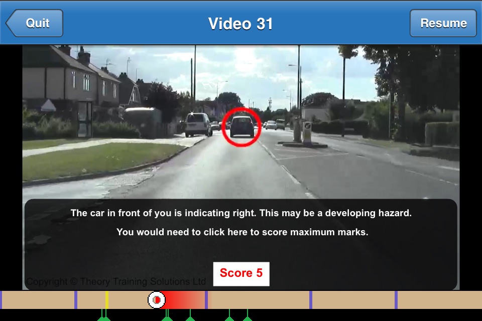 Driving Theory 4 All - Hazard Perception Videos Vol 5 for UK Driving Theory Test - Free screenshot 4