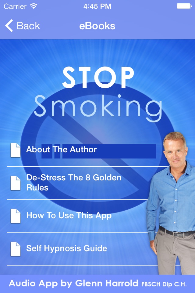 Stop Smoking Forever - Hypnosis by Glenn Harrold screenshot 4