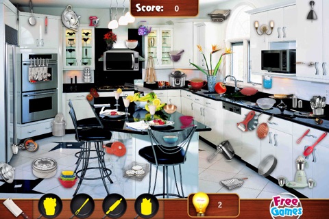 New Baby Born and Messy Kitchen Hidden Objects screenshot 2