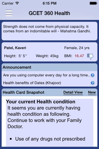 GCET 360 Health screenshot 3