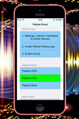 Emoji Enable Support for Pebble Smartwatch screenshot 3