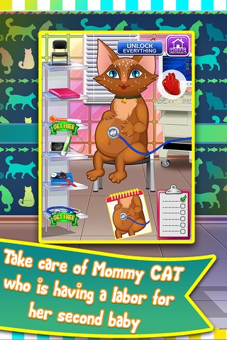 Mommy's Newborn Pet Spa Doctor - my new born salon care & baby kitty cat games for kids 2 screenshot 3