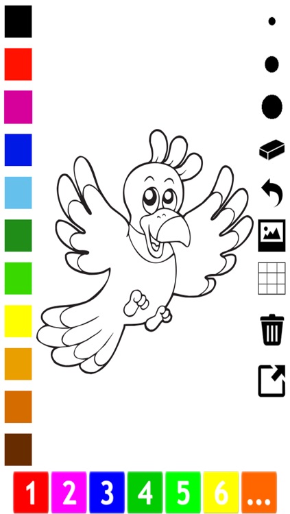 A Bird Coloring Book for Children: Learn to draw and color birdy birds