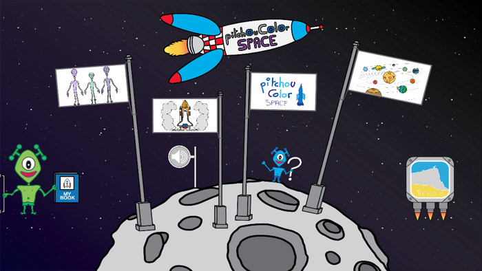 pitchou Space  drawing and painting in space