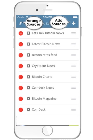 Bitcoin News App & rss reader screenshot 3
