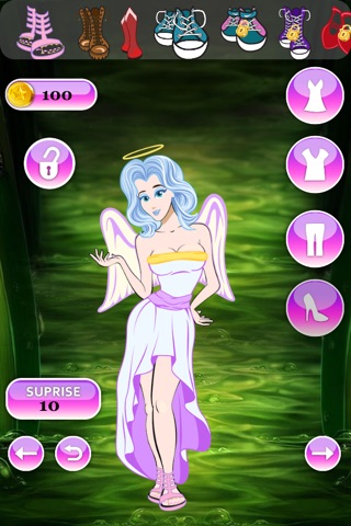 Dress Up Fantasy Fashion Girl - cool girly makeover dressing game screenshot 2