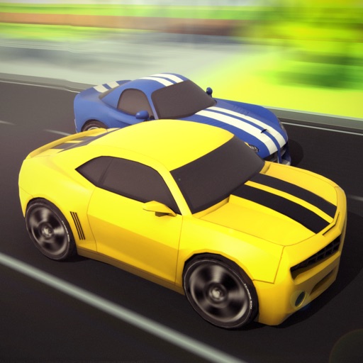 3D Traffic Toon Racer : Hi Speed Real Escape Racing Rivals in City Road Pro