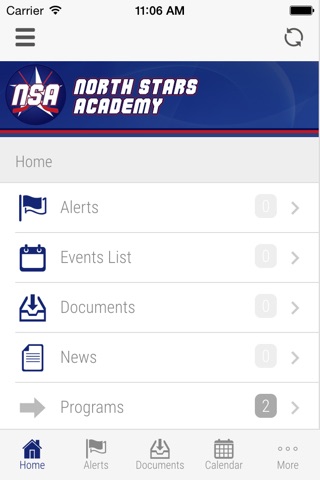 North Stars Academy - Sportsbag screenshot 2