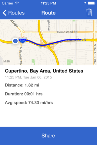 RouteKeeper - record traveled miles, routes, and location screenshot 3